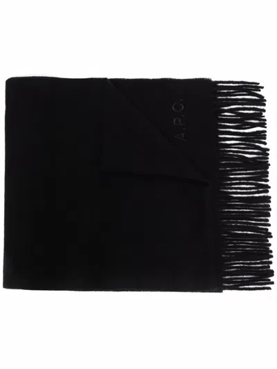 APC A.P.C. AMBROISE BRODEE WOOL SCARF