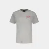 Apc A.p.c. Logo Printed Crewneck T In Grey