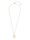 Apc Adjustable Pendant Chain Necklace With Gold Finish