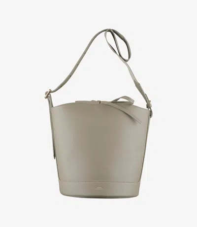 Apc Ana Bag One Size Muted Green In Gray