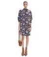 Apc Anastasia Dress In Iak - Dark Navy Blue