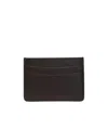 Apc André Embossed Logo Cardholder In Black