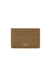 Apc André Card Holder In Brown