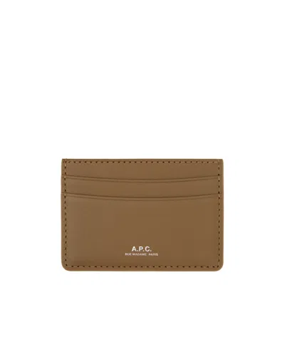 Apc André Card Holder In Brown
