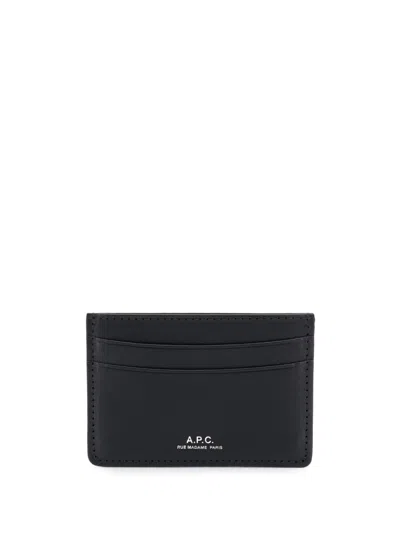 A.p.c. Andre Cardholder In Black