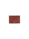 Apc Card Case In Brown