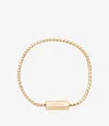 Apc Gold Angle Bracelet In Raa - Goldtone