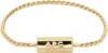 Apc Gold Angle Bracelet In Yellow
