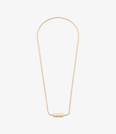 Apc Angle Necklace One Size Raa In Gold