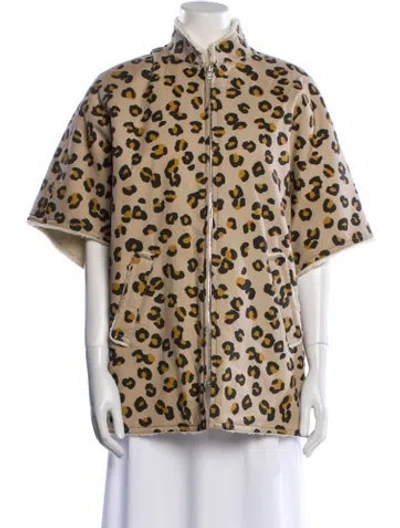 Pre-owned Apc Animal Print Jacket In Neutral