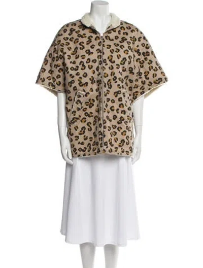 Pre-owned Apc Animal Print Jacket In Neutral