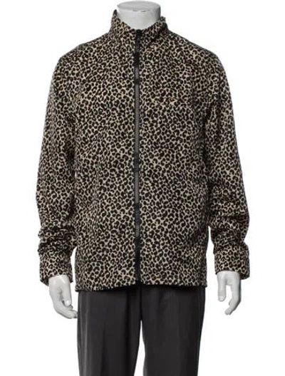 Pre-owned A.p.c. Animal Print Performance Jacket In Multicolor