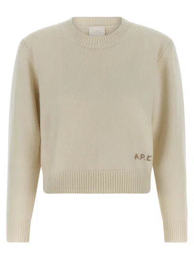 A.p.c. Anna Sweater In Neutral