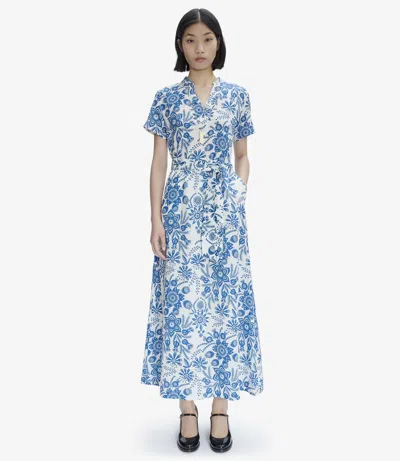 Apc Annelie Dress 42 Blue