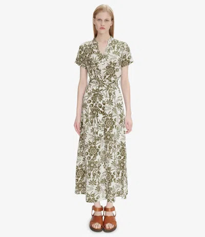 Apc Annelie Dress 42 Khaki