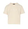 Apc 'annie' Beige T-shirt With Logo Print On The Front In Beige