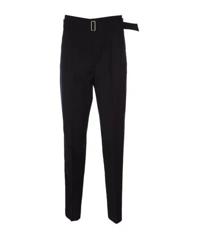 Apc Anthea Belted Tailored Trousers In Black