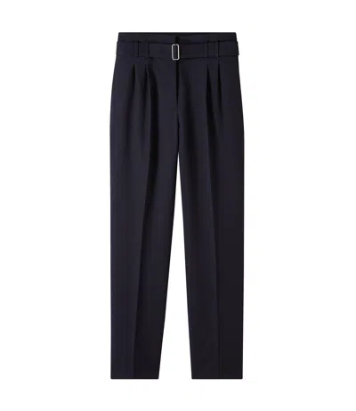 Apc Anthea Pants In Iak - Dark Navy Blue