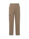 Apc A.p.c. A.p.c. Beige Cargo Trousers In Brown