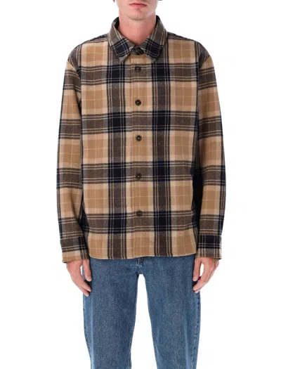 APC A.P.C. A.P.C. BOBBY TARTAN WOOL OVERSHIRT