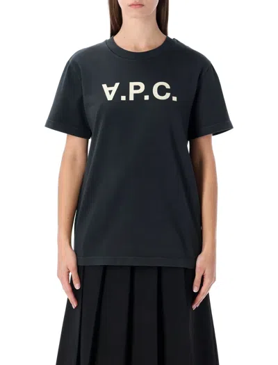 A.p.c. Standard Grand Vpc Cotton T-shirt In Gray