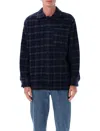 A.p.c. A. P.c. Stanley Check Wool Overshirt In Multi