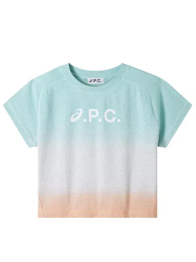 APC A.P.C. A.P.C. X ASICS CLOUD DIP DYE T-SHIRT