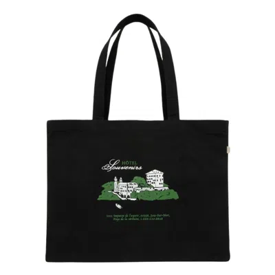 Apc Black Jjjjound Edition 'hôtel Souvenirs' Tote In Lzz Black