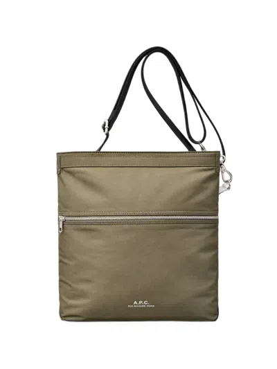 A.p.c. Archive Crossbody Bag In Brown