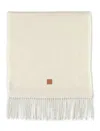 Apc A.p.c. Aria Wool Scarf In White