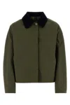 Apc Becca Puffer Jackets Green In Green