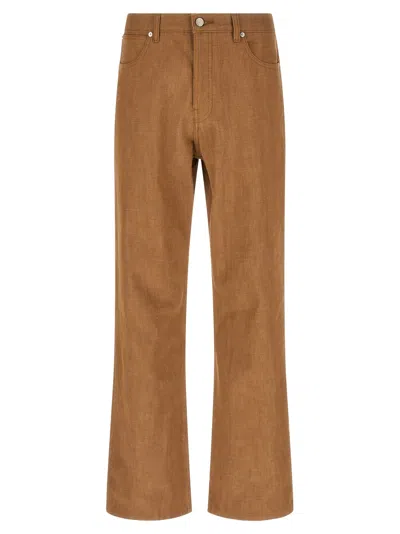 Apc Arno Jeans In Brown