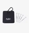 Apc Arnold Pouch One Size Iak In Iak - Dark Navy Blue