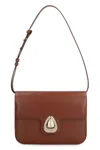 Apc A.p.c. Astra Leather Small Bag In Brown