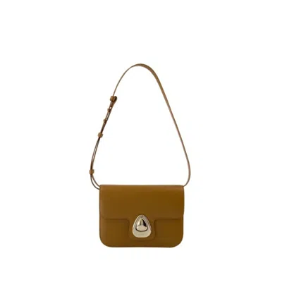 APC ASTRA SMALL CROSSBODY BAG - LEATHER - BROWN