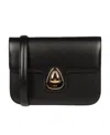Apc A.p.c. Astra Foldover Small Shoulder Bag In Black