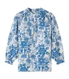Apc Aubrey Blouse In Blue