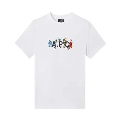 Pre-owned Apc A.p.c. Auguste T-shirt 'white' | Men's Size L