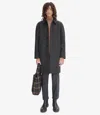 Apc Auster Raincoat Xl Heather Charcoal Gray In Heather Charcoal Gray
