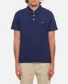 Apc Austin Polo Shirt With Logo Embroidery In Blue