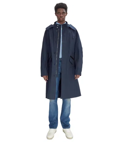 Apc Austin Parka (m) In Iak - Dark Navy Blue
