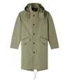 Apc Austin Parka (w) In Jaa - Khaki