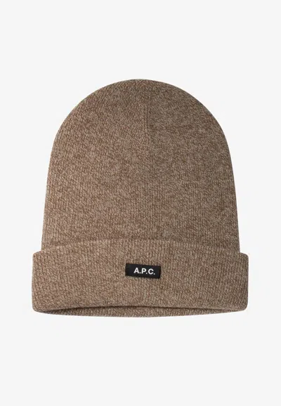 Apc Autumn Logo Patch Beanie