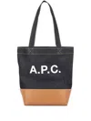 Apc A.p.c. Axel Cotton Bag In Blue Brown
