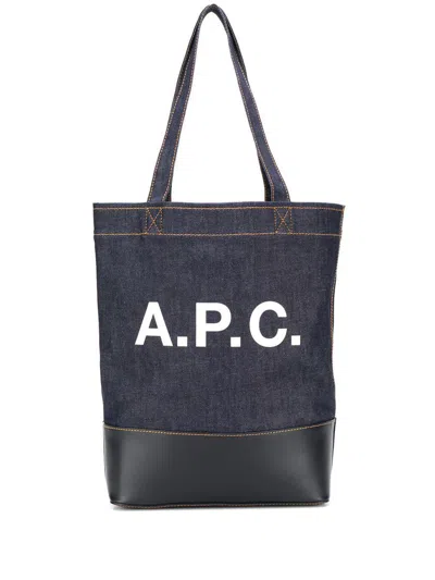 Apc A.p.c. Axel Denim Tote Bag