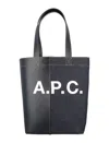 Apc Multicolor Denim And Fabric Axel Shoulder Bag In Dark Navy
