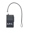 Apc Axelle Neck Cardholder In Black