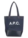 Apc A.p.c. Axel Small Denim Tote Bag