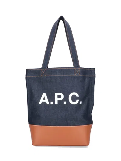 Apc Axelle Tote Bag In Caf Caramel