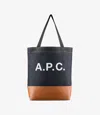 Apc Axelle Small Tote Bag In Blue